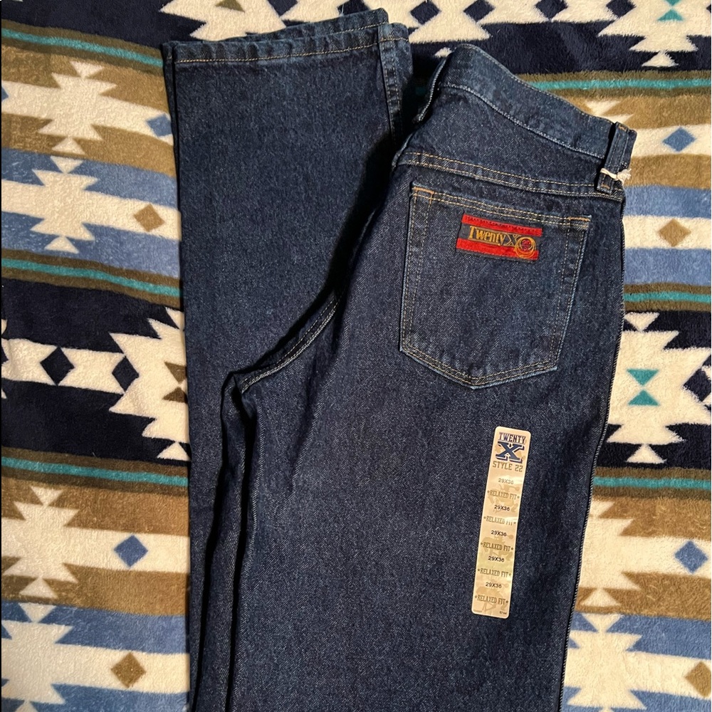 Mens wrangler 20x jeans 29x36
